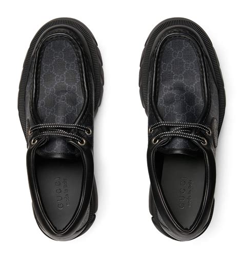 neppe gucci loafers|Gucci lace up loafers.